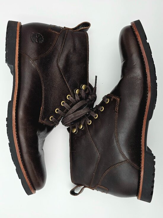 Timberland Kendrick Chukka Boots Brown Leather Waterproof A1SUH Men\'s Size 10.5 main image 11